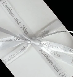 3/8" Personalized Satin Ribbon - Continuous Imprint Questions & Answers